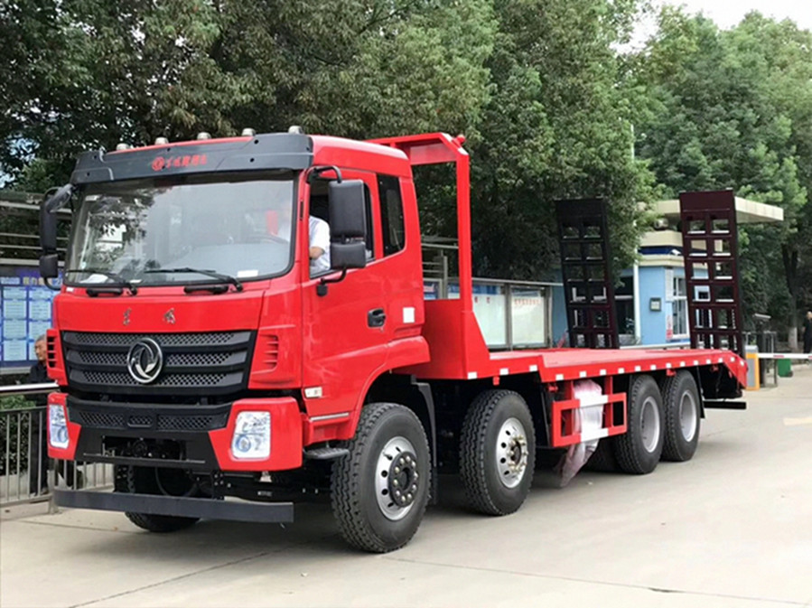 【38噸】東風(fēng)商用前四后八平板運輸車