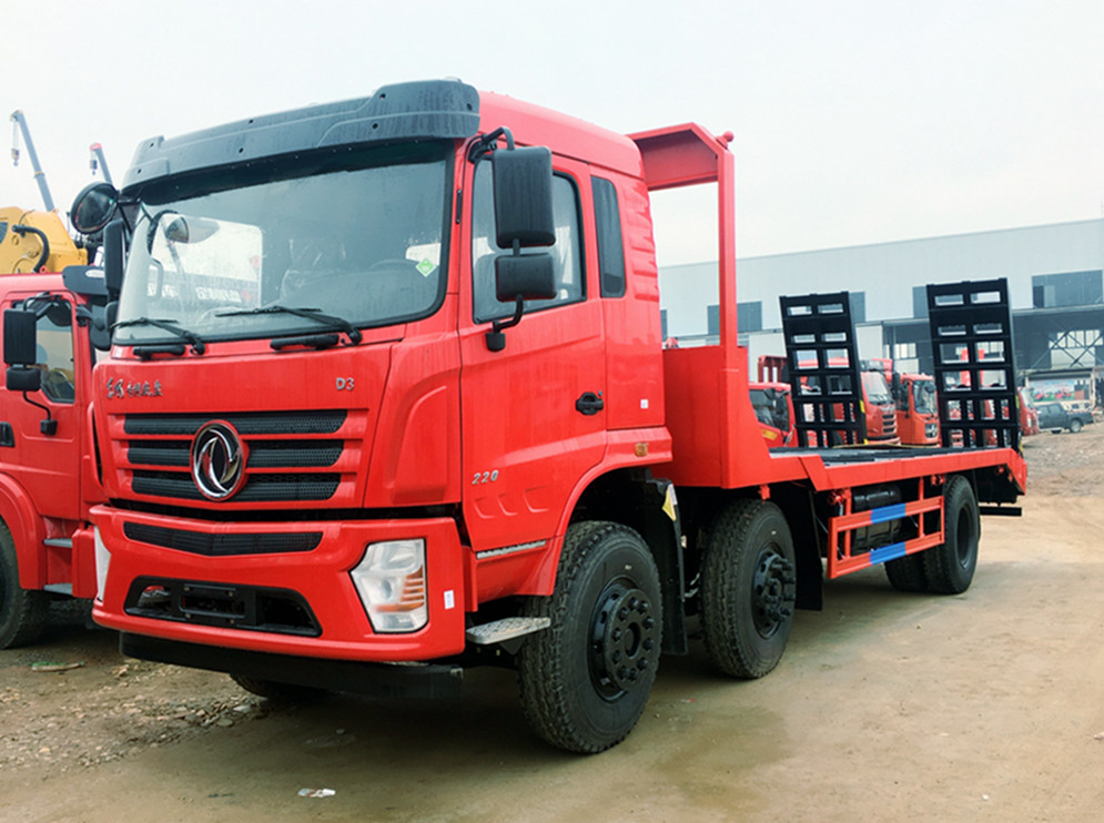 【25噸】東風(fēng)D3S小三軸平板運(yùn)輸車
