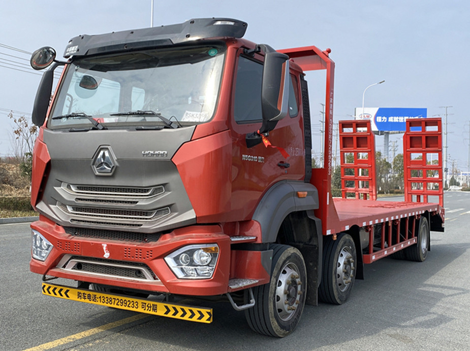 【國六京環(huán)】重汽豪瀚小三軸平板運(yùn)輸車