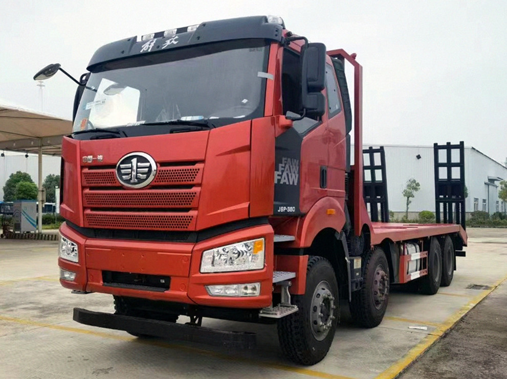 【國六京環(huán)】解放J6P前四后八平板運輸車