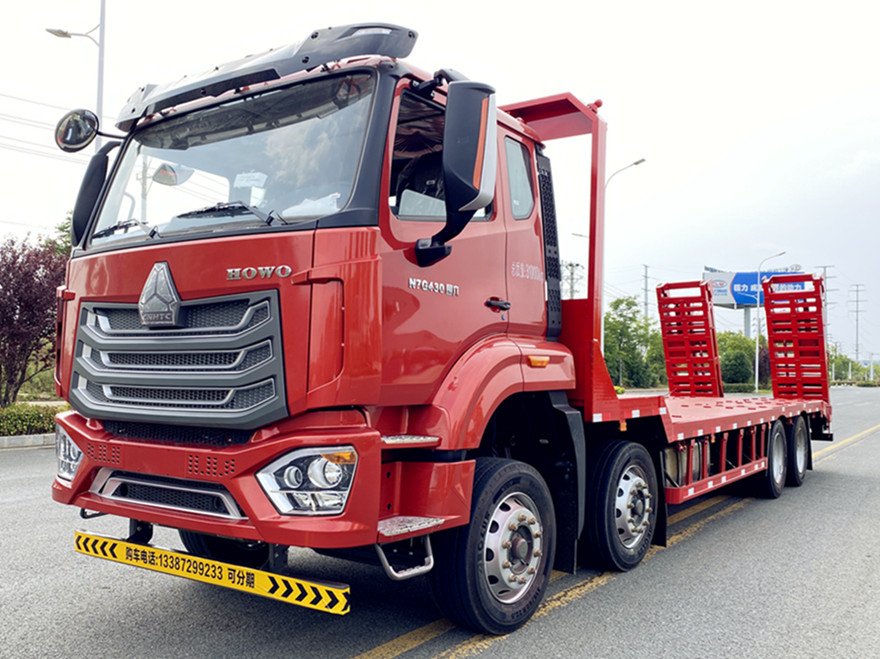 【國六京環(huán)】重汽豪翰前四后八平板運輸車