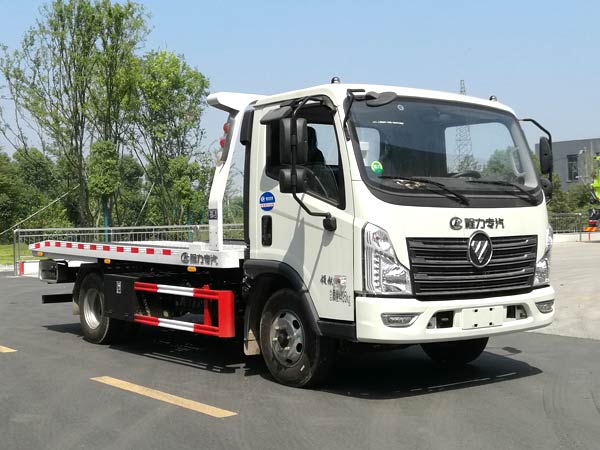 福田時(shí)代領(lǐng)航一拖二清障車