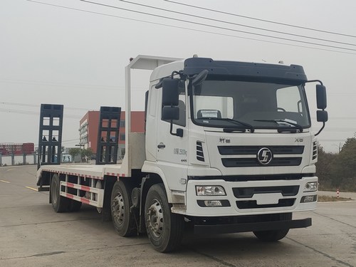 【國六】陜汽軒德X6小三軸平板運(yùn)輸車